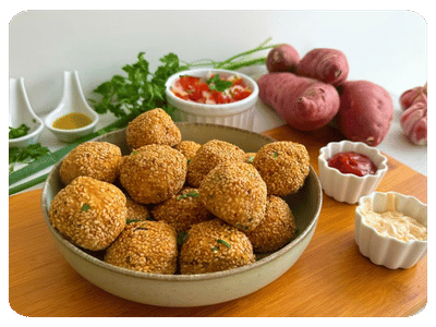 BOLINHO DE BATATA COM OVO
